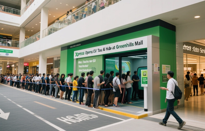 Visual representation of Xpress Opens New EV Taxi & Ride-Hailing Hub at Greenhills Mall