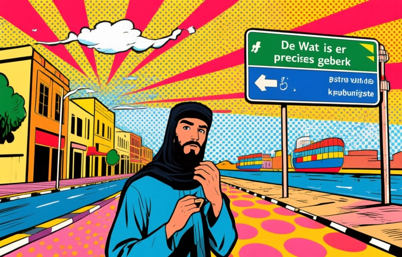 Visuele weergave van Oliecrisis Hormuz