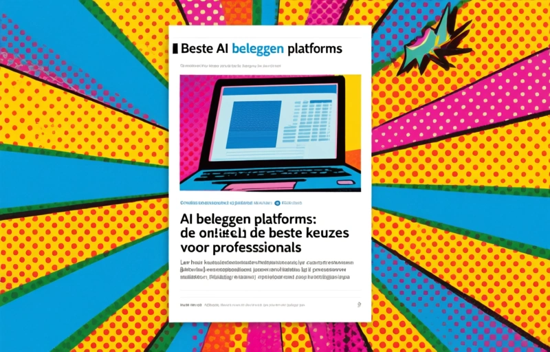 AI beleggen platforms: de beste keuzes voor professionals