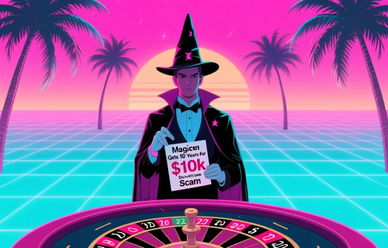 Magician Gets 10 Years for $10k Iowa Casino Roulette Scam
