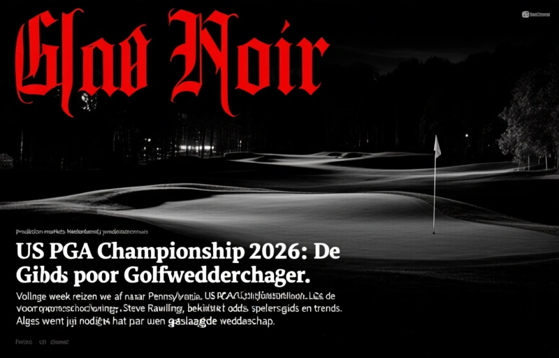 US PGA Championship 2026: De Gids voor Golfweddenschappen