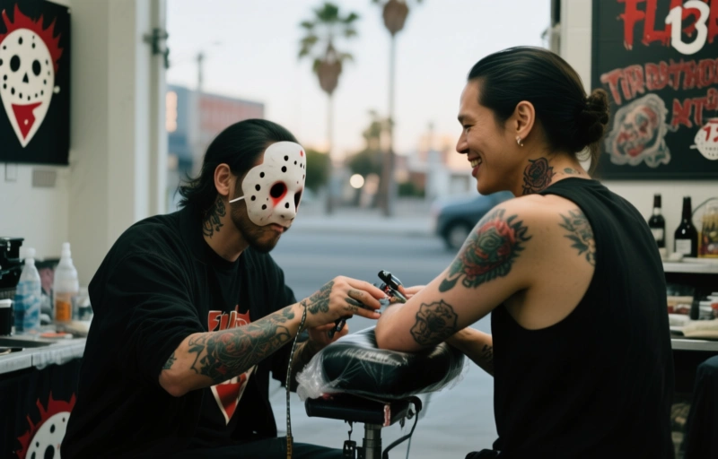 Friday the 13th Flash Tattoo Deals in Los Angeles