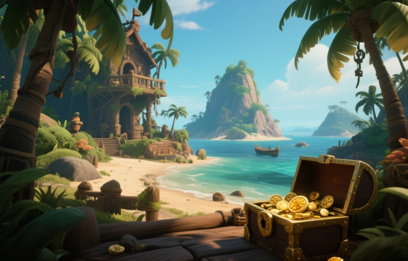 Visual representation of Treasure Island 3D Porn Game Review