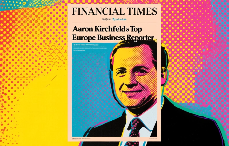 Financial Times Appoints Aaron Kirchfeld as Top Europe Business Reporter