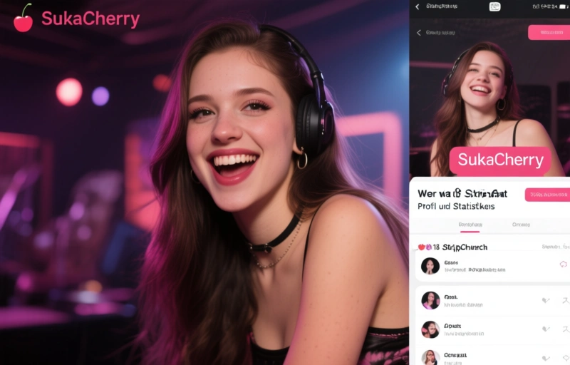 Visuelle Darstellung von SukaCherry auf StripChat