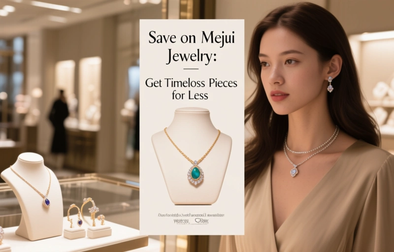 Visual representation of Save on Mejuri Jewelry
