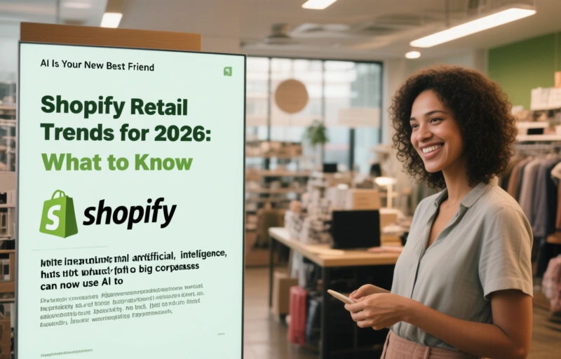 Visual representation of Shopify Retail Trends for 2026