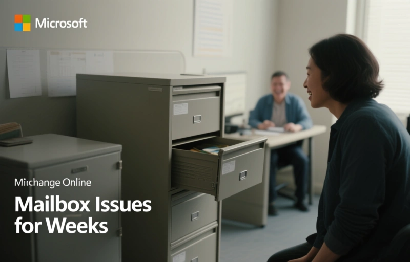 Microsoft's Exchange Online Mailbox Issues Persist for Weeks