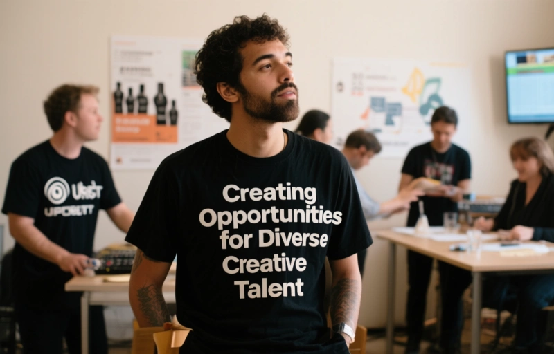 Visual representation of Creating Opportunities for Diverse Creative Talent