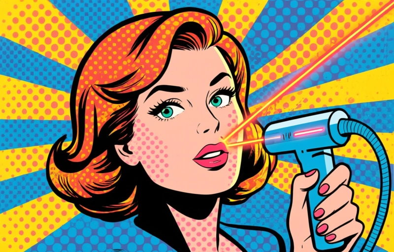 Visual representation of Laser Hair Removal