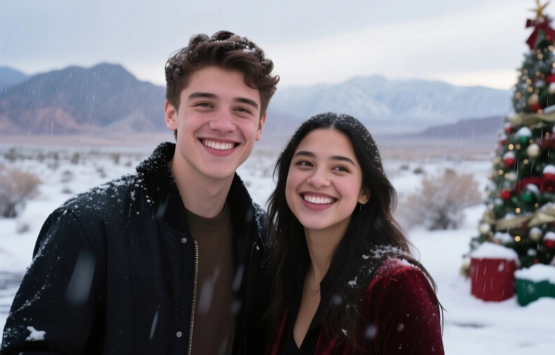 Tormenta Navideña en Las Vegas: Nieve y Lluvia en el Valle