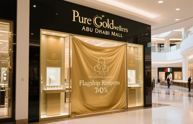 Visual representation of Pure Gold Jewellers Flagship Reopens in Abu Dhabi Mall