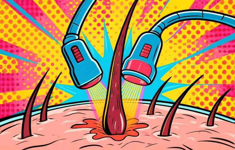 Visual representation of Laser Hair Removal