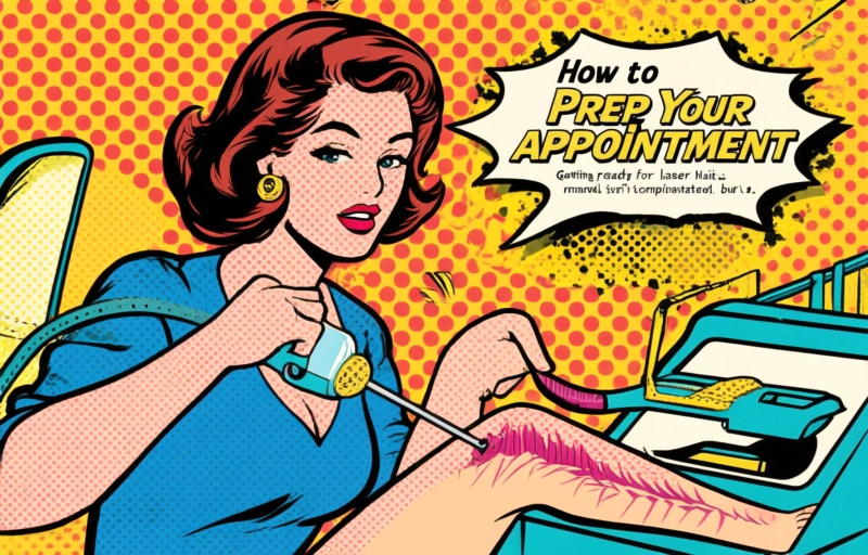 Visual representation of Laser Hair Removal