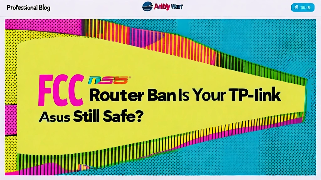 FCC Router Ban: Is Your TP-Link or Asus Still Safe?
