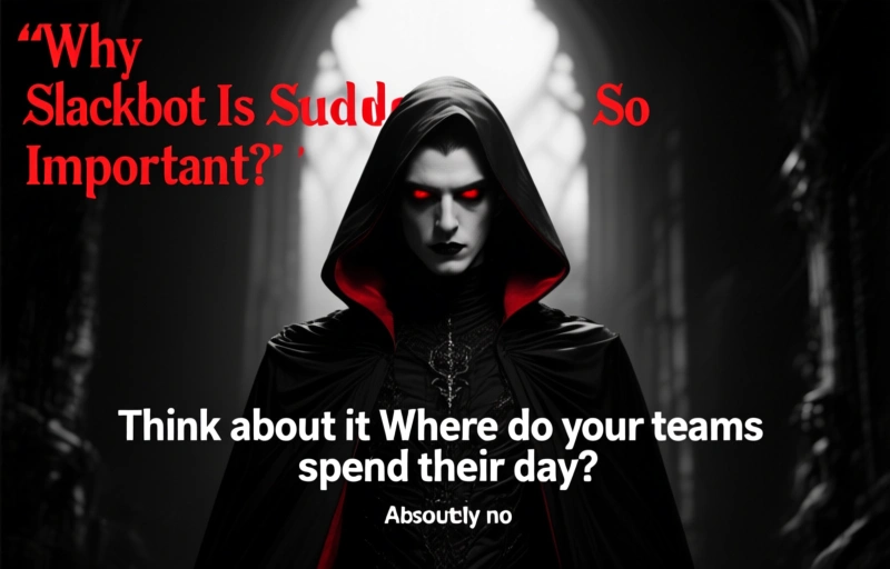 Visual representation of Salesforce Bets on Slackbot to Navigate SaaS Market Challenges