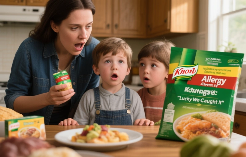 Visual representation of Food Allergy Family Alarmed by Knorr Recipe Change