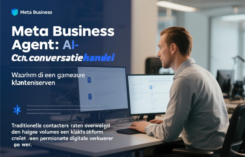 Visuele weergave van Meta Business Agent