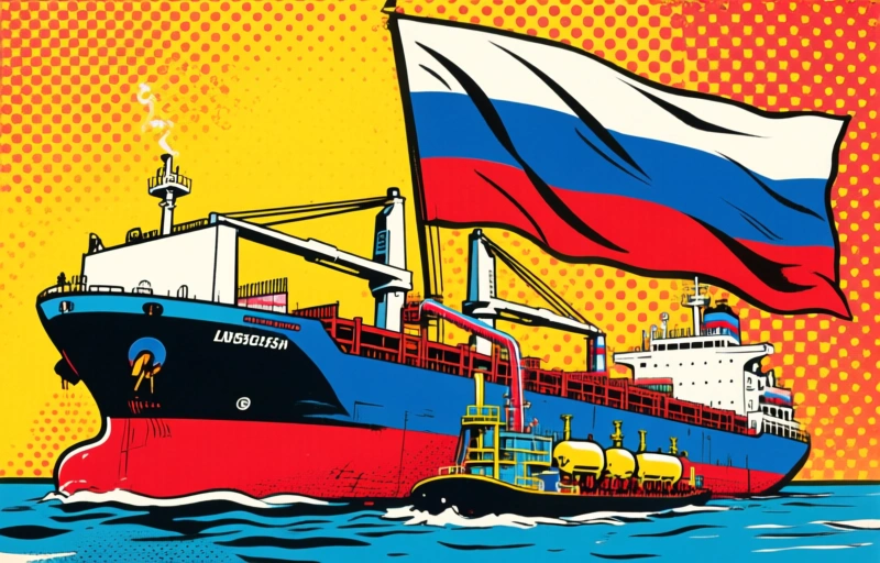 Nieuw Russisch LNG-schip laadt VS-gesanctioneerd gas
