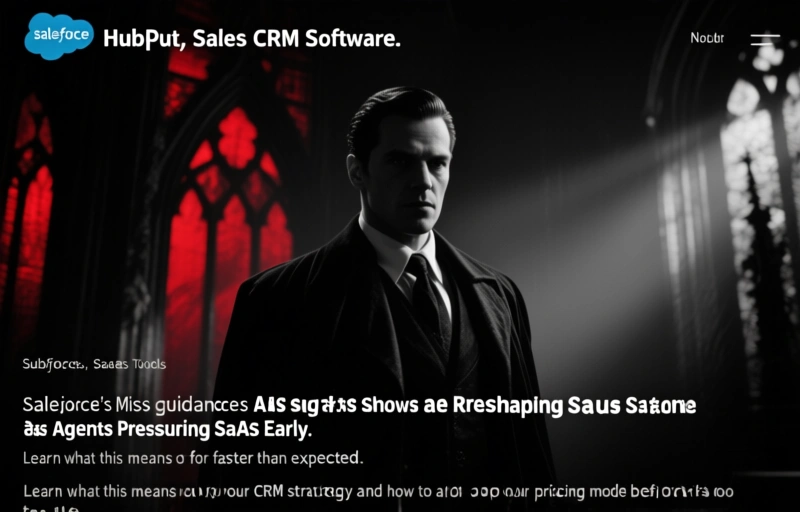 Salesforce Miss Shows AI Agents Pressuring SaaS Early