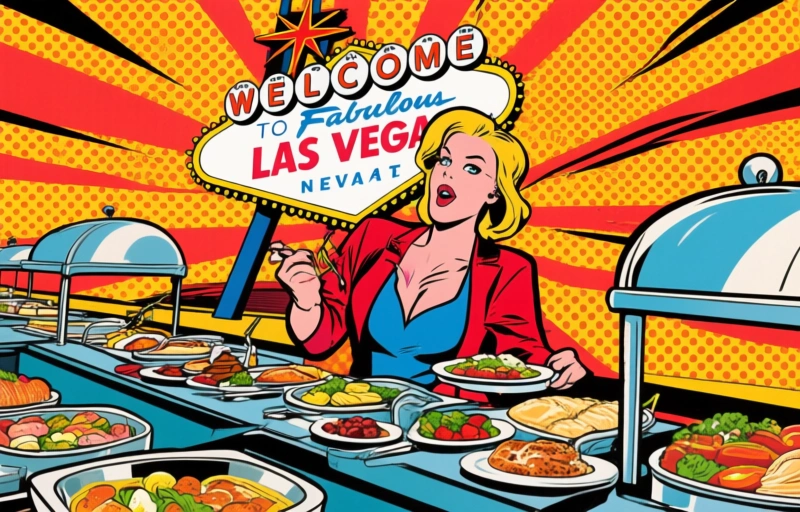 Visuaalinen esitys aiheesta Viimeinen Las Vegas Stripin buffetti sulkeutuu pian