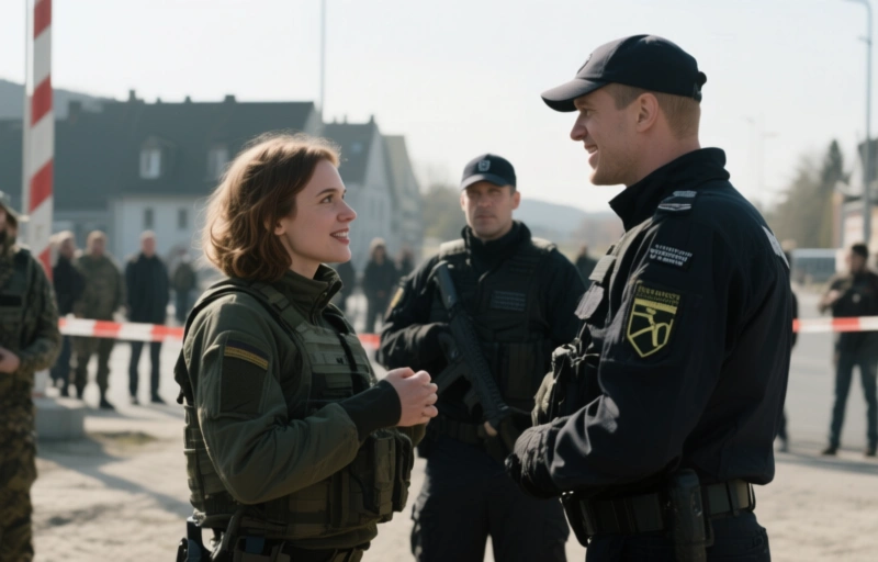 Dakota Lovell: Grenzüberschreitende Begegnung mit Security Jock