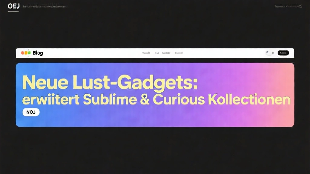 Neue Lust-Gadgets: OEJ erweitert Sublime & Curious Kollektionen