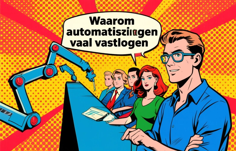 Visuele weergave van Intelligente automatisering opschalen zonder verstoring