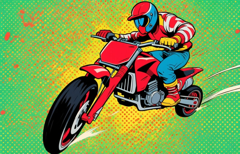 Visuelle Darstellung von Motorrad-Sprung für Las Vegas Strip Dayclub-Eröffnung geplant