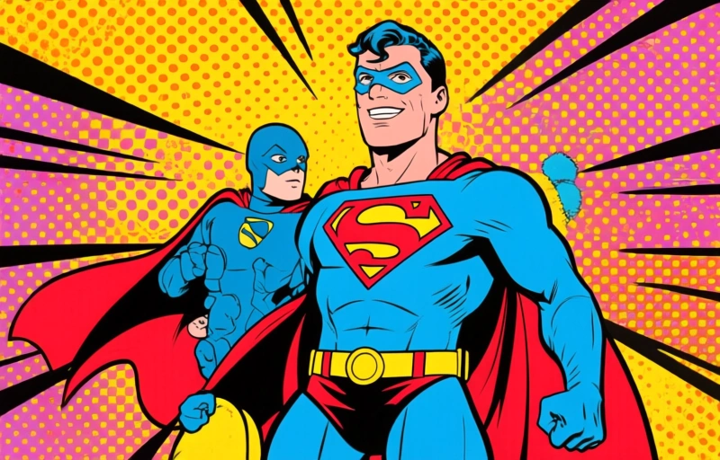 Visuele weergave van Superhelden, ninja's en paasmysteries op Cartoon Network