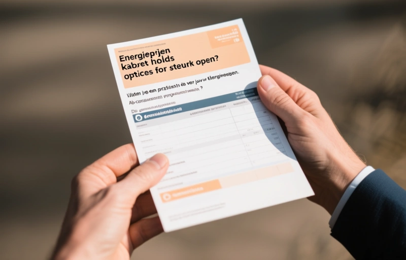 Visuele weergave van Energieprijzen stijgen