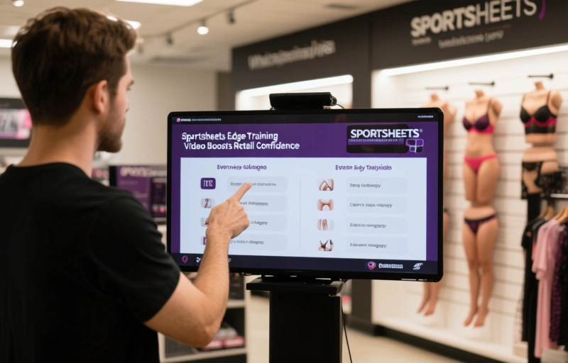 Visual representation of Sportsheets Edge Training Video Boosts Retail Confidence