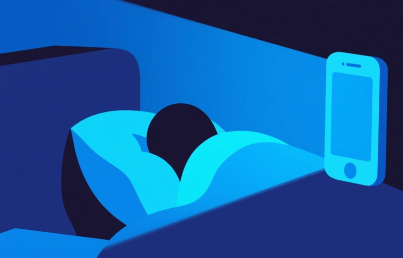 Visuele weergave van Stop met je smartphone als wekker