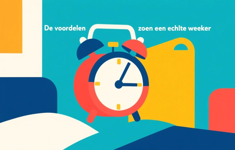 Visuele weergave van Stop met je smartphone als wekker