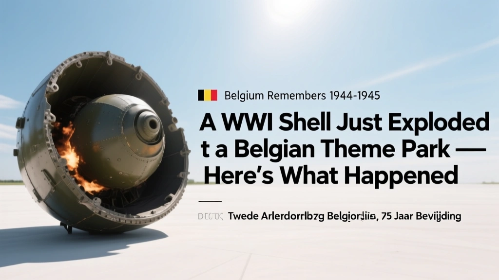 A WWII Shell Just Exploded at a Belgian Theme Park — Here's What Happened