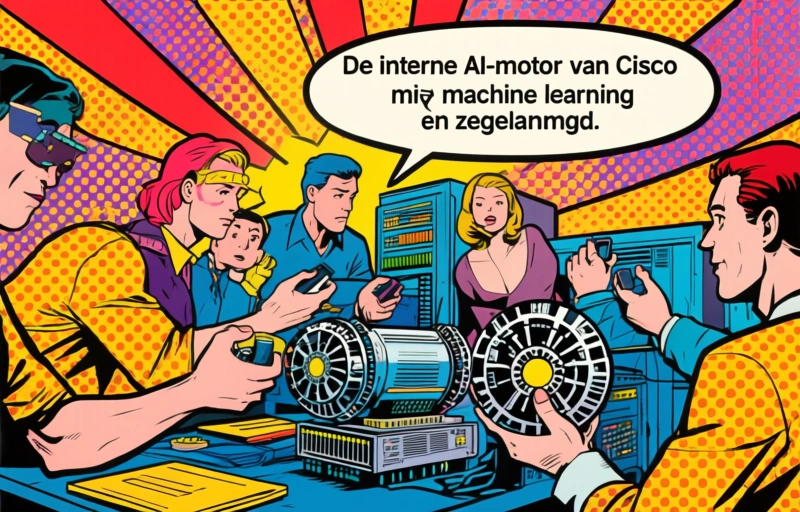 Visual representation of Cisco's AI-strategie