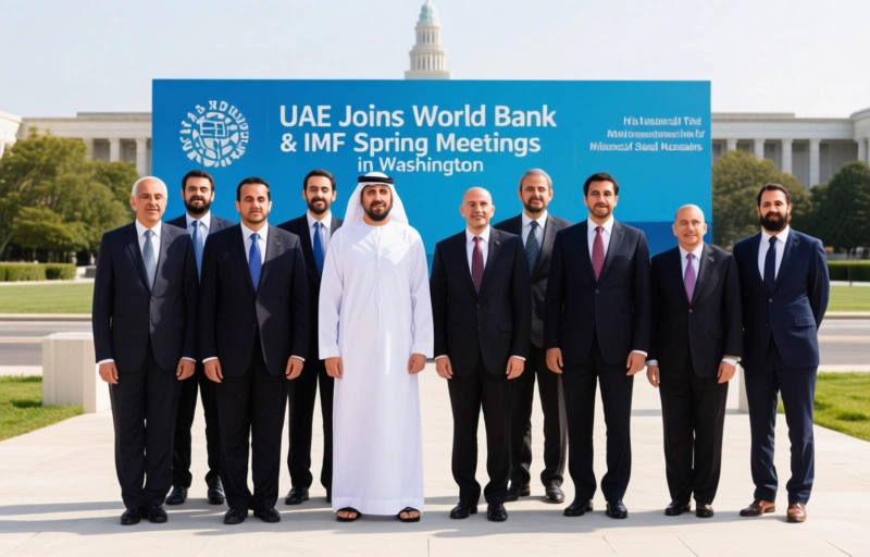Visual representation of UAE Joins World Bank & IMF Spring Meetings in Washington