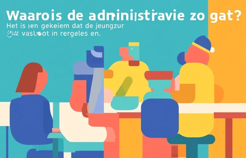 Visuele weergave van Bureaucratie in jeugdzorg