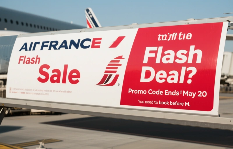Visual representation of Air France Flash Sale