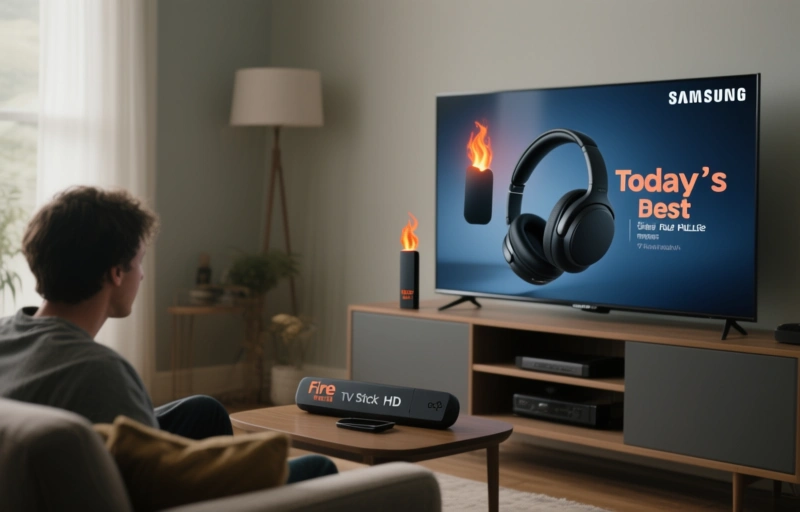 Today's Best Deals: Fire TV Stick HD, Sony Pulse Elite Headset, Samsung 55" OLED TV