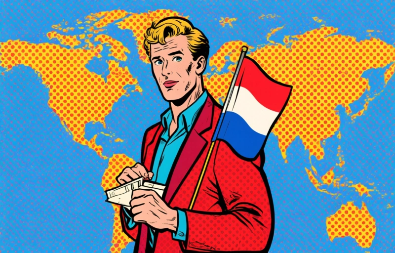 Visuele weergave van Beursfutures wisselvallig na dreigementen VS en Iran