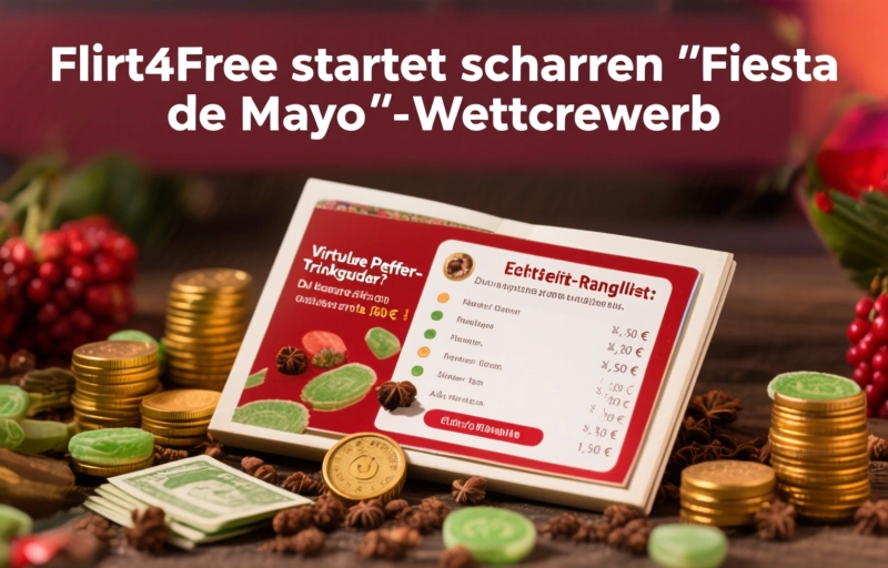 Visuelle Darstellung von Flirt4Free startet scharfen "Fiesta de Mayo"-Wettbewerb