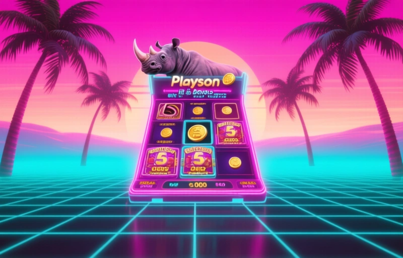 Playson Debuts Six-Level Bonus Buys in Rhino Coins Slot