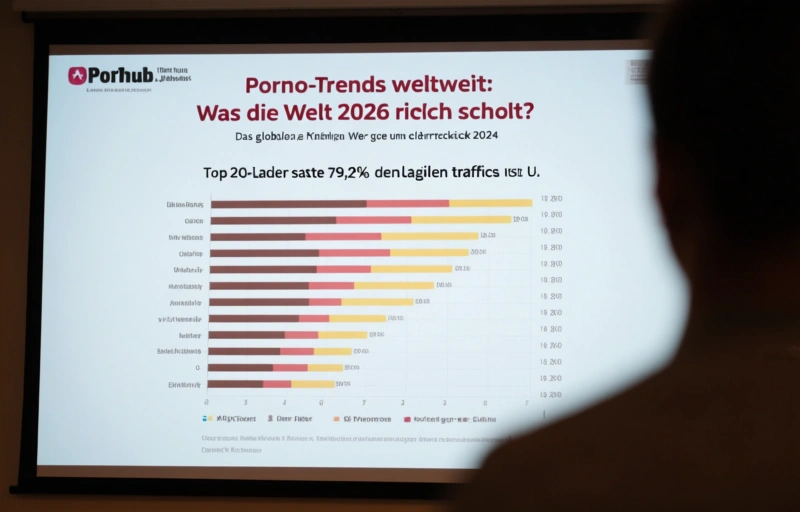 Visuelle Darstellung von Porno-Trends weltweit