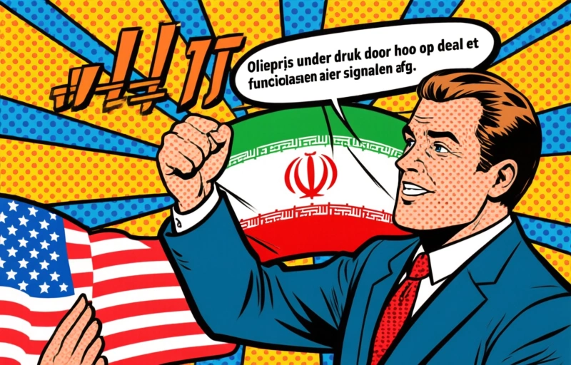 Visuele weergave van Aziatische aandelen stijgen, olie daalt door Iraandeal
