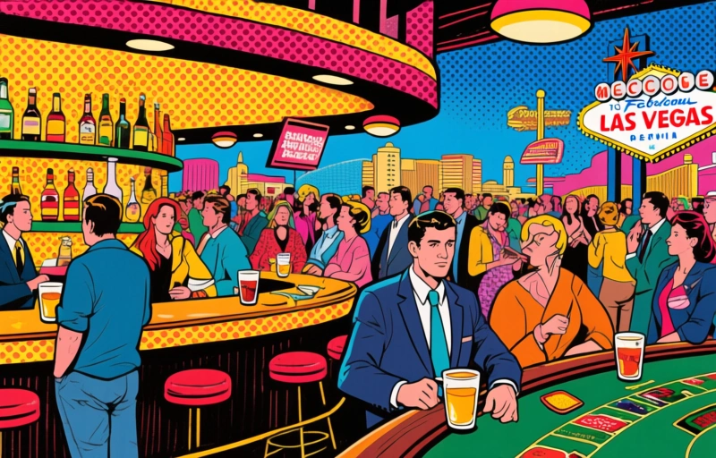 Visuaalinen esitys aiheesta Turvallisuus Las Vegasin baareissa