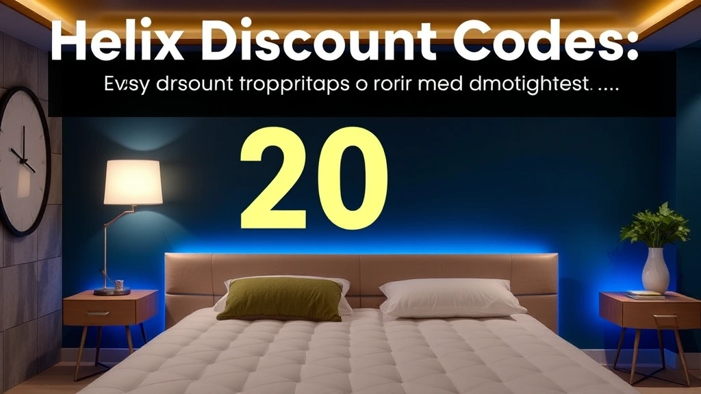 Helix Discount Codes: Save 20% on Top-Rated Beds