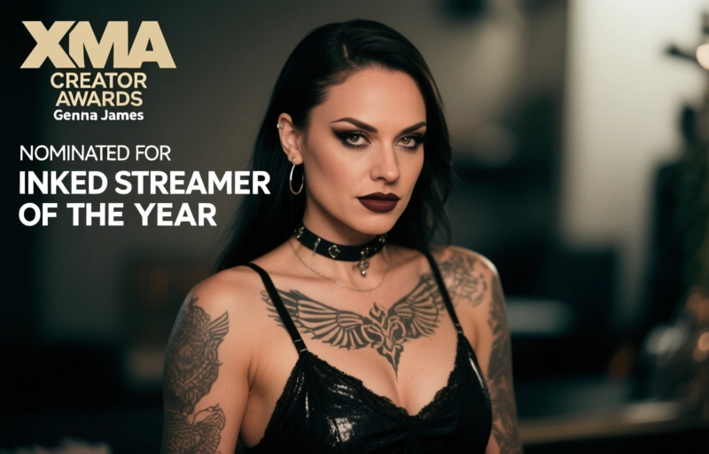 Visual representation of Genna James Nominated for Inked Streamer of the Year