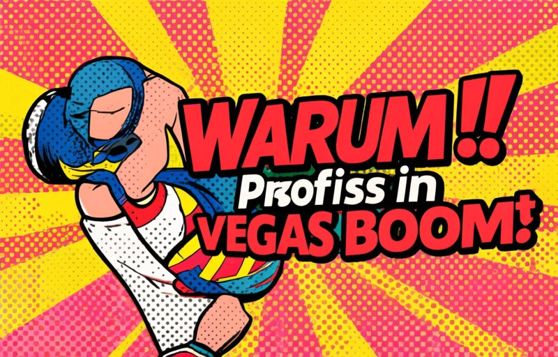 Visuelle Darstellung von Las Vegas und Profisport