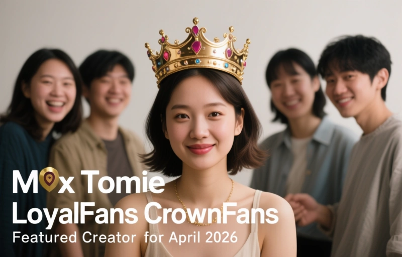 Visual representation of Mx Tomie Crowned LoyalFans Featured Creator for April 2026